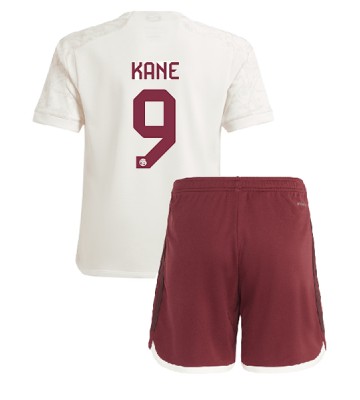 Maillot de foot Bayern Munich Harry Kane #9 Troisième enfant 2023-24 Manches Courte (+ pantalon court)